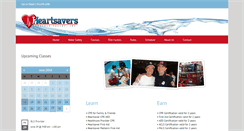 Desktop Screenshot of heartsavers-cpr.com